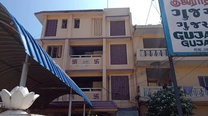 Street view of the Gujarat Bhavan building